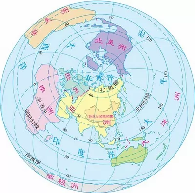 中国的地理位置Location of China in the World