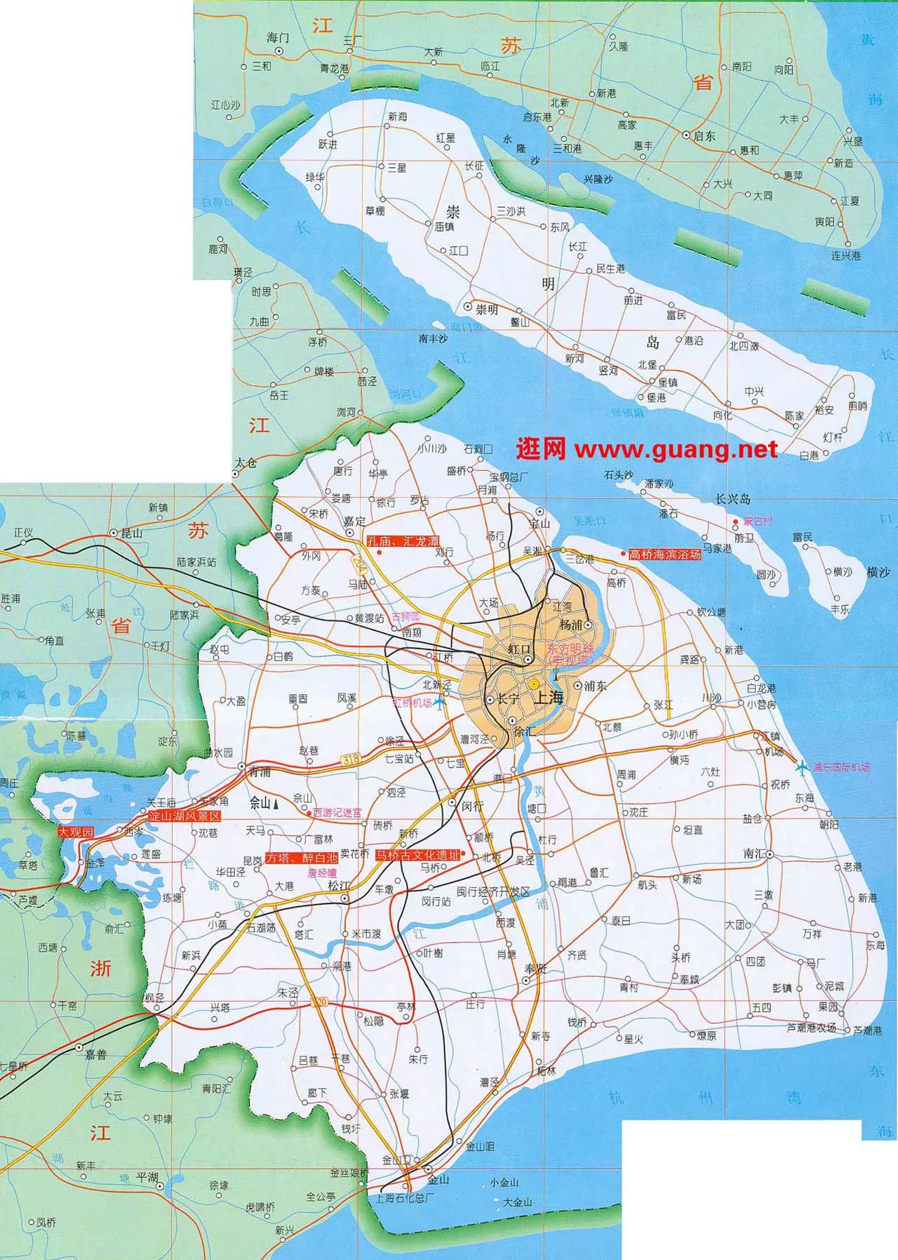 上海地图,上海地图查询,上海地图全图