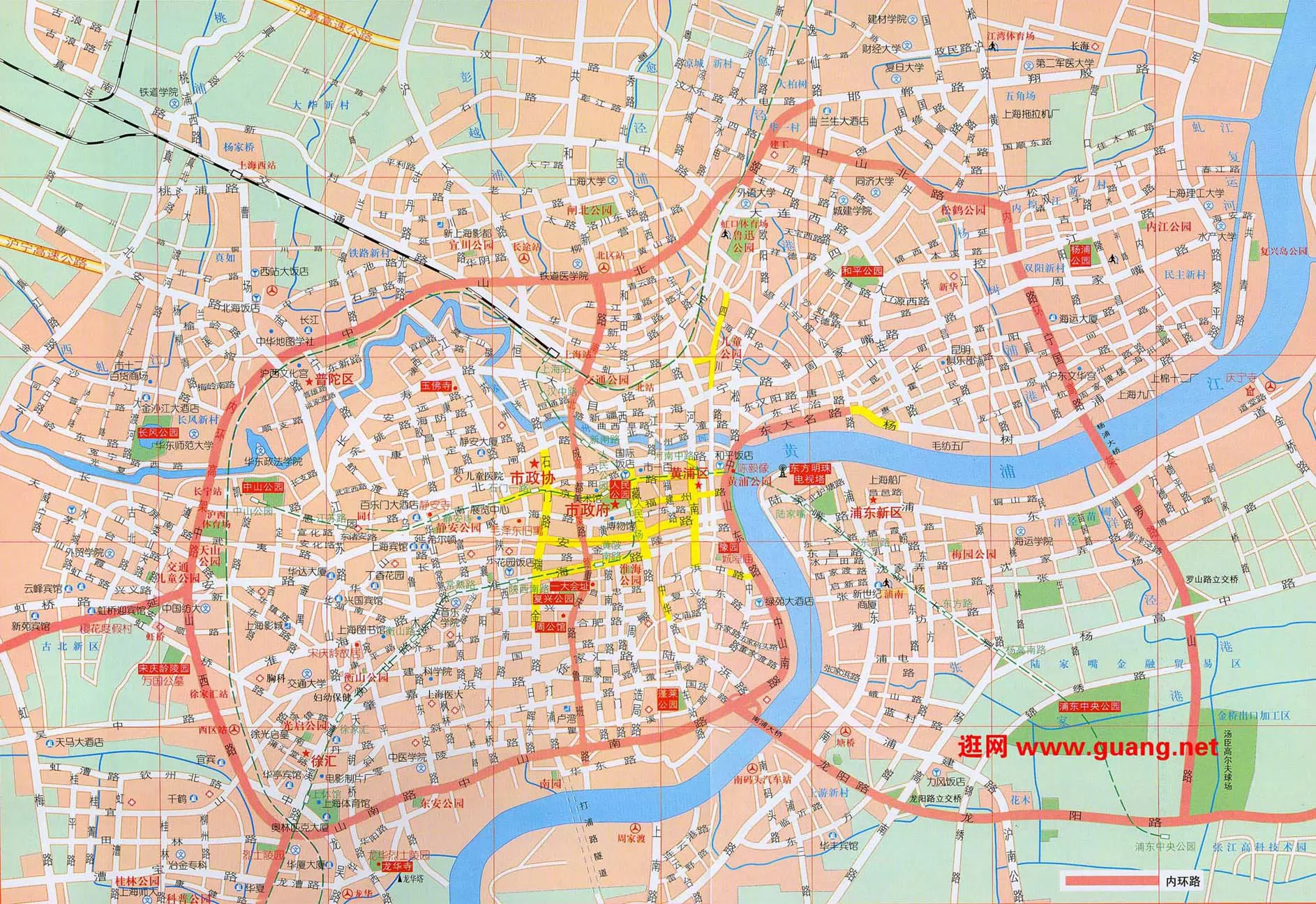 上海市区地图,上海市区地图查询,上海市区地图全图