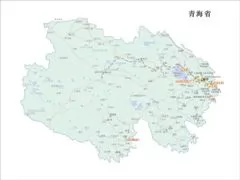 青海省政区地图