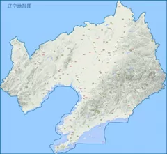 辽宁地图（地形图）