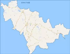 吉林电子版地图（电子地图）