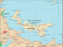  爱德华王子岛省地图 