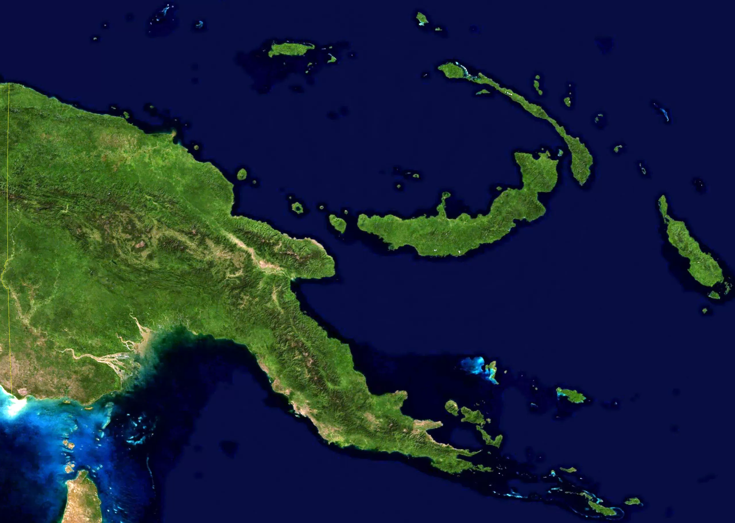 巴布亚新几内亚独立国 巴布亚新几内亚独立国 - 地图_360百科