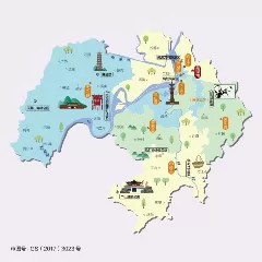 安徽省芜湖市旅游地图