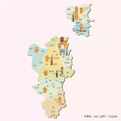 河北省廊坊市旅游地图