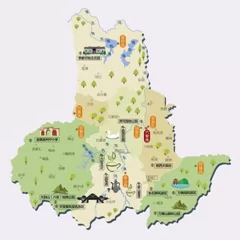 安徽省六安市旅游地图