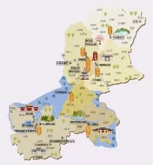 江苏省淮安市旅游地图