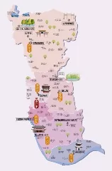 江苏省泰州市旅游地图
