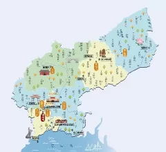 辽宁省锦州市旅游地图
