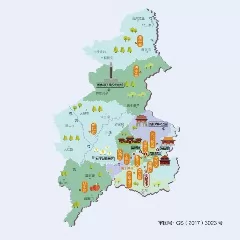  辽宁省沈阳市旅游地图 