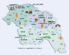 黑龙江省大兴安岭地区旅游地图