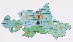  山东省泰安市旅游地图 