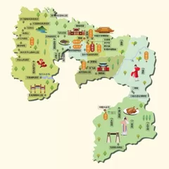 河南省安阳市旅游地图