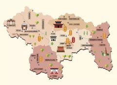  河南省许昌市旅游地图 