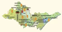  湖北省荆州市旅游地图 