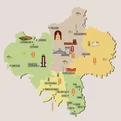 宁夏回族自治区固原市旅游地图