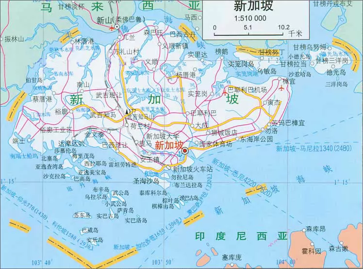 新加坡地图