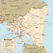  尼加拉瓜地图 
