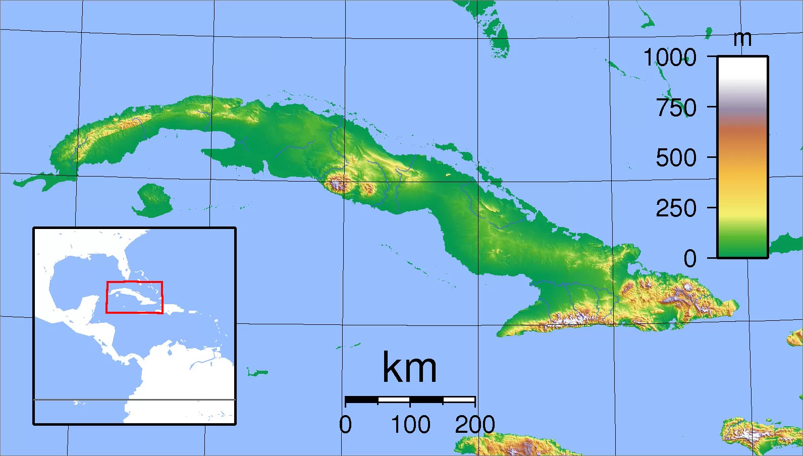 古巴地图_古巴地图库