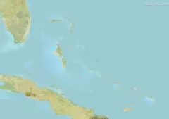  巴哈马群岛卫星影像 