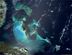  巴哈马卫星地图 