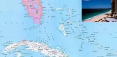 巴哈马群岛示意图