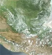 危地马拉卫星地图 