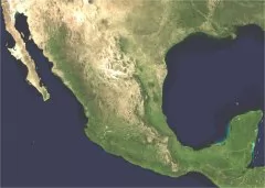  墨西哥卫星地图 