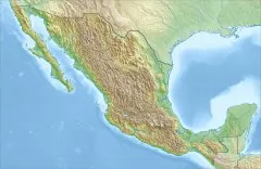  墨西哥地形图 