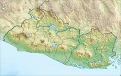 萨尔瓦多地形图