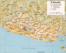  萨尔瓦多政区图 