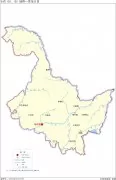 中国分省地图―黑龙江省地图无邻区
