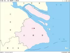 中国分省地图―上海市地图有邻区