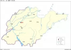 中国分省地图―山东省地图无邻区