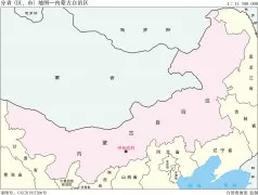 中国分省地图―内蒙古自治区地图有邻区