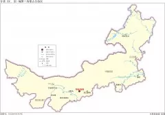 中国分省地图―内蒙古自治区地图无邻区