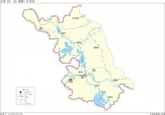 中国分省地图―江苏省地图无邻区