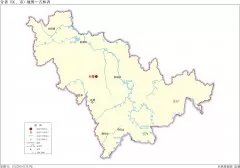 中国分省地图―吉林省地图无邻区
