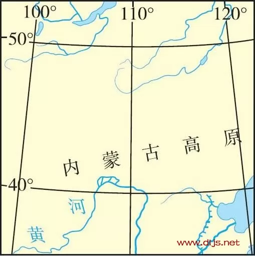中国地形内蒙古高原