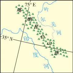 中国地形-喀喇昆仑山脉