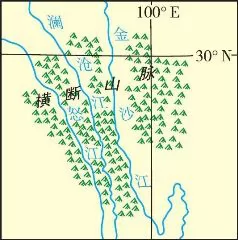 中国地形-横断山脉