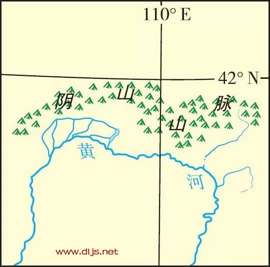 中国地形-阴山山脉