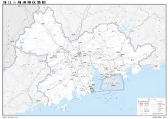珠江三角洲地区地图高清