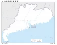 广东省地图（示意版）