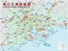 珠江三角洲地图高清全图