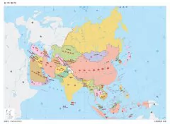 世界地图七大洲标准地图
