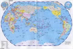 高清世界政区地图扫描版