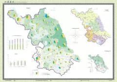 江苏省标准地图（农业版）