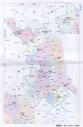江苏省行政区划图+行政统计表